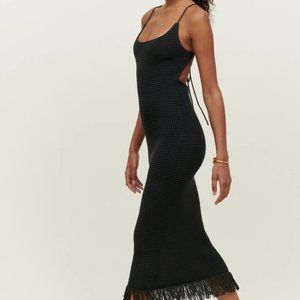 Reformation Alexina Open Knit Dress- XS